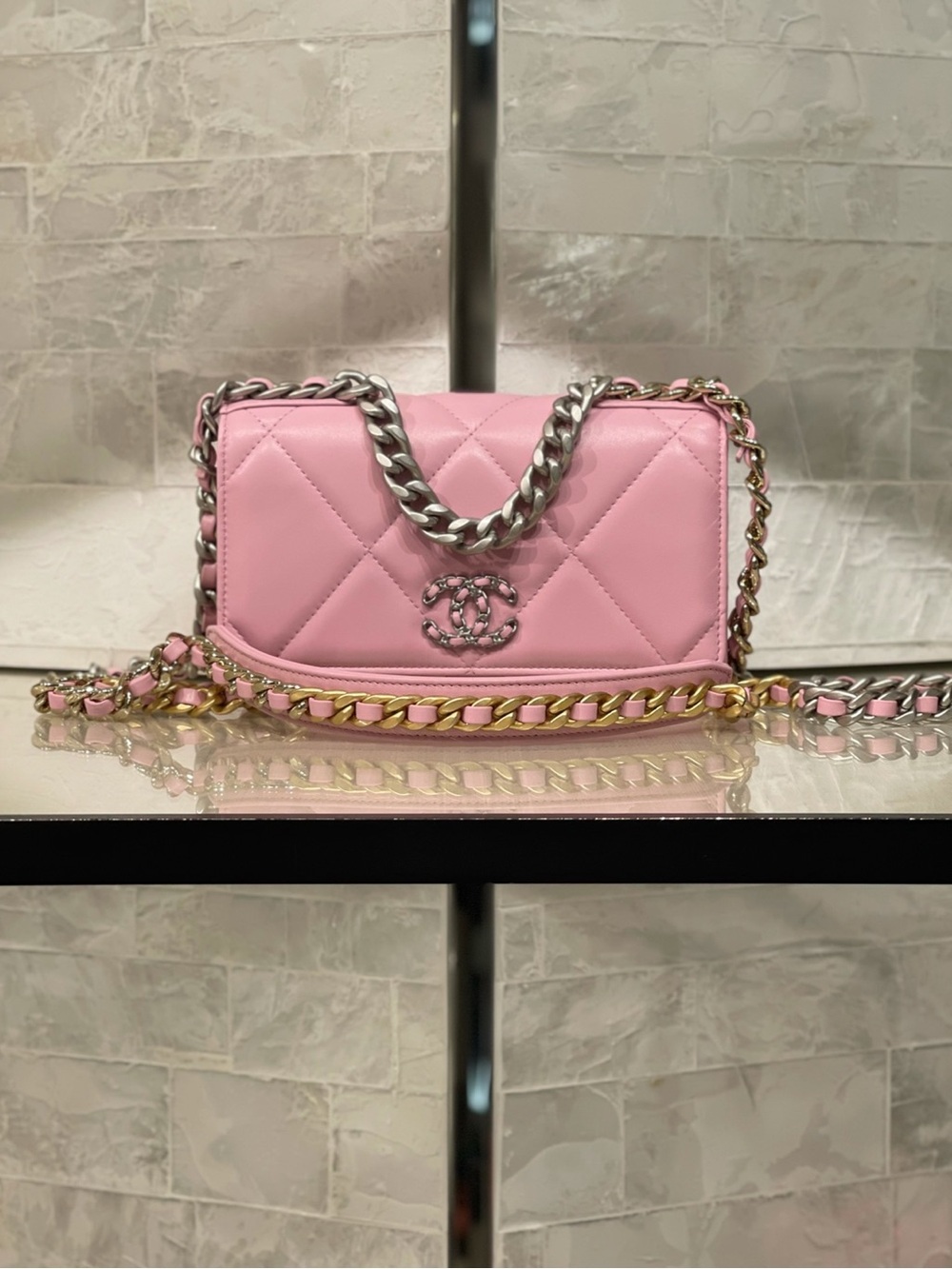 Chanel Pink 19 WOC | Like-New